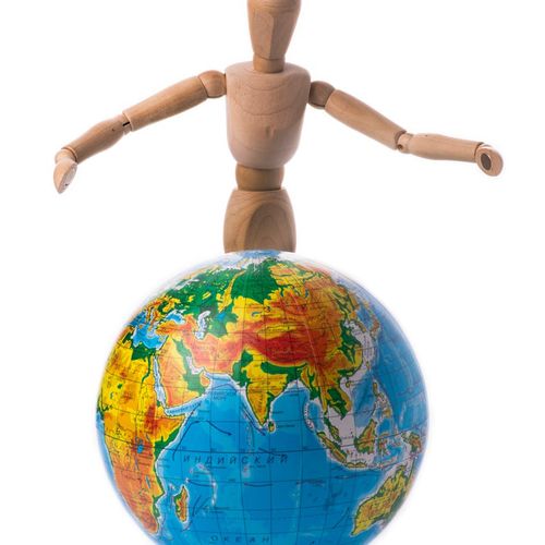 Graphic representation of internal balance and focus